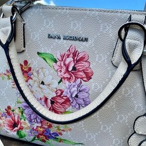 Satchel with floral design
